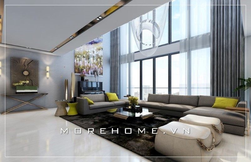 Bộ ghế sofa trung tính góp phần mang đến sự sang trọng và tiện nghi cho không gian tổ ấm của gia đình.